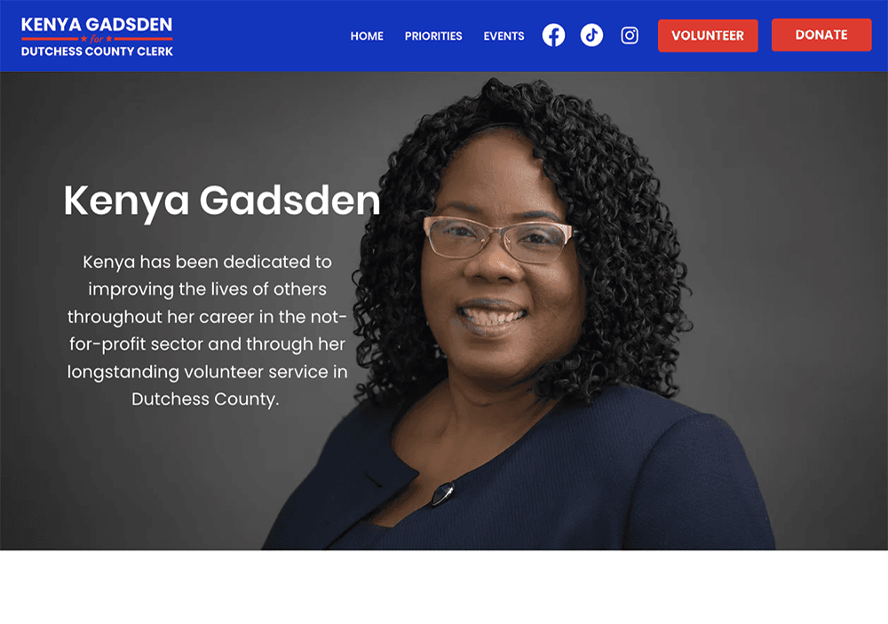 Kenya Gadsden for Dutchess County Clerk